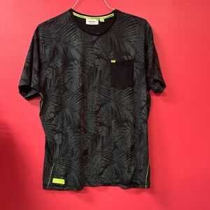 Puma Black and Gray Graphic Men's Tee